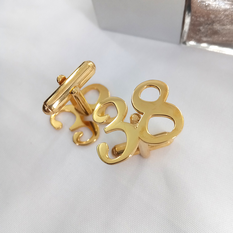 Men'S Grooming For Wedding - Wholesale Custom Date Number Cufflink Personalized