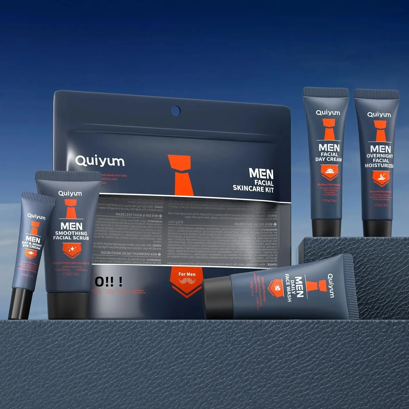 Men'S Grooming And Skin Care - Professional Men Grooming Kit 5pcs Exfoliating