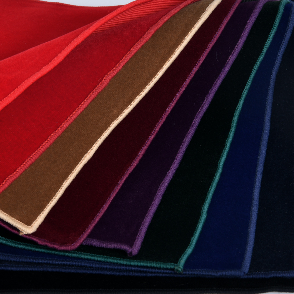 Men'S Grooming For Wedding - 23cm Men's Velvet Pocket Square Solid