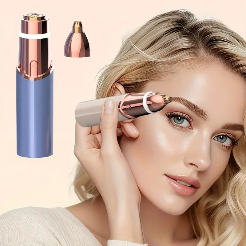 Eyebrow Razor Trimmer - 2-in-1 Facial and Eyebrow Trimmer, USB