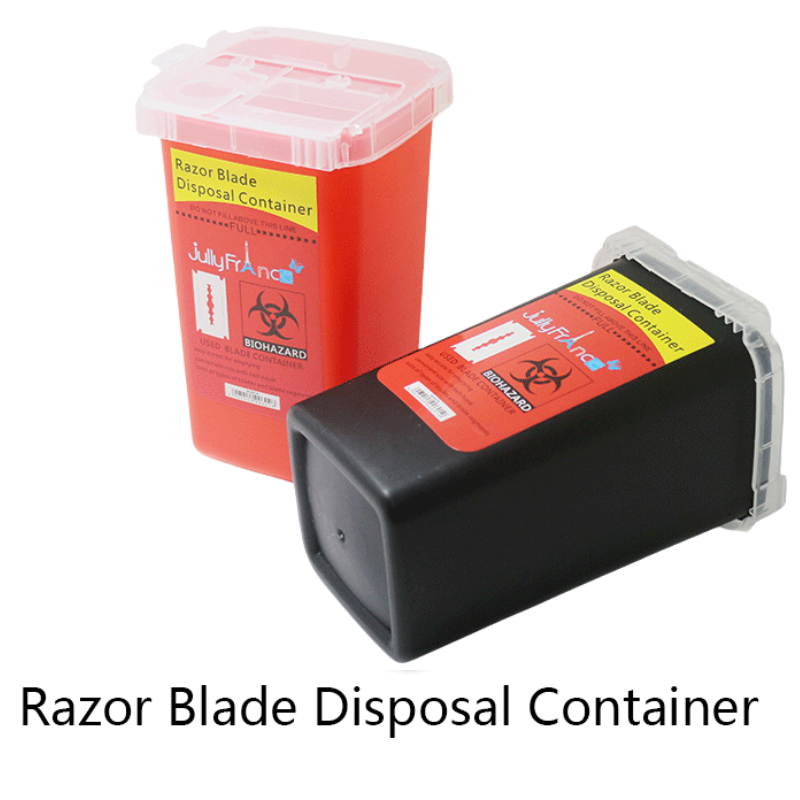 Eyebrow Razor Trimmer - Salon Trash Storage Box Barbershop Hairdressing