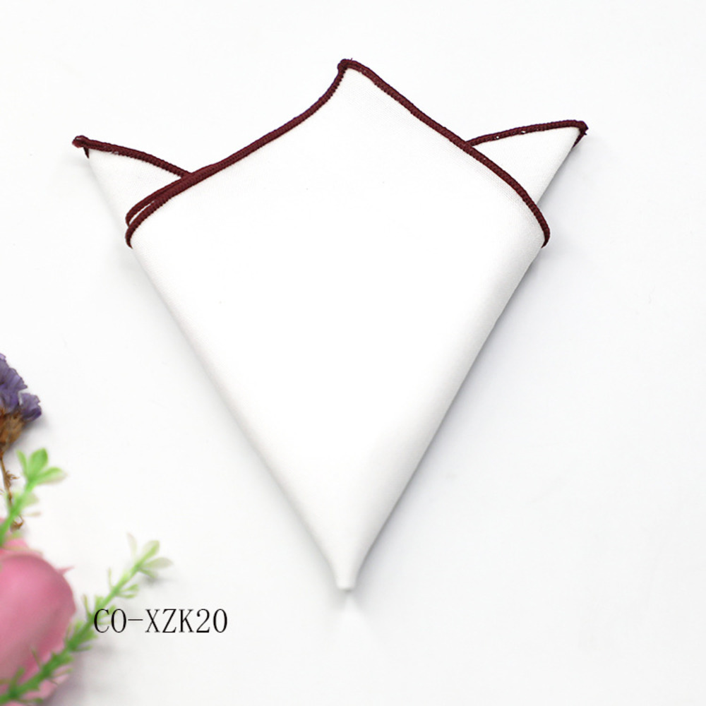 Solid Striped Brown Pocket Squ - огляд і ціна Men'S Grooming For Wedding