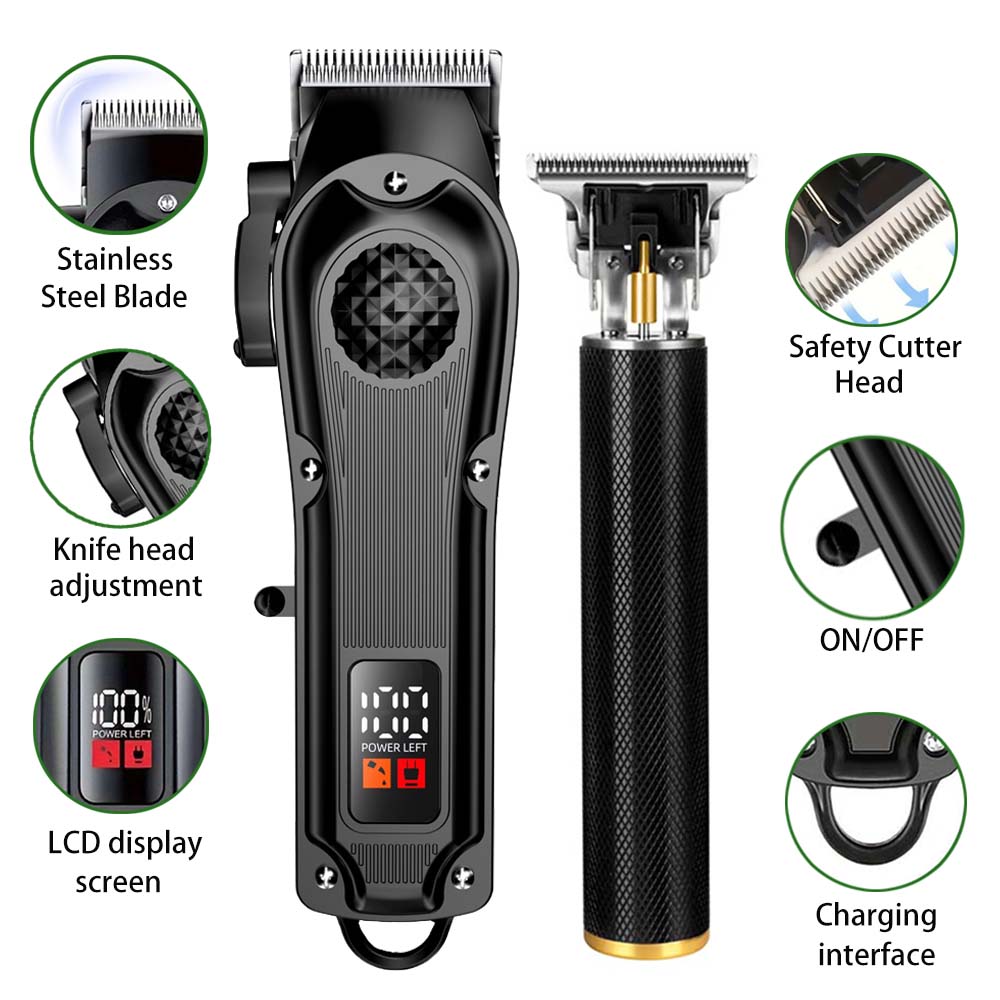Professional Hair Clippers wit - огляд і ціна Men'S Grooming Set