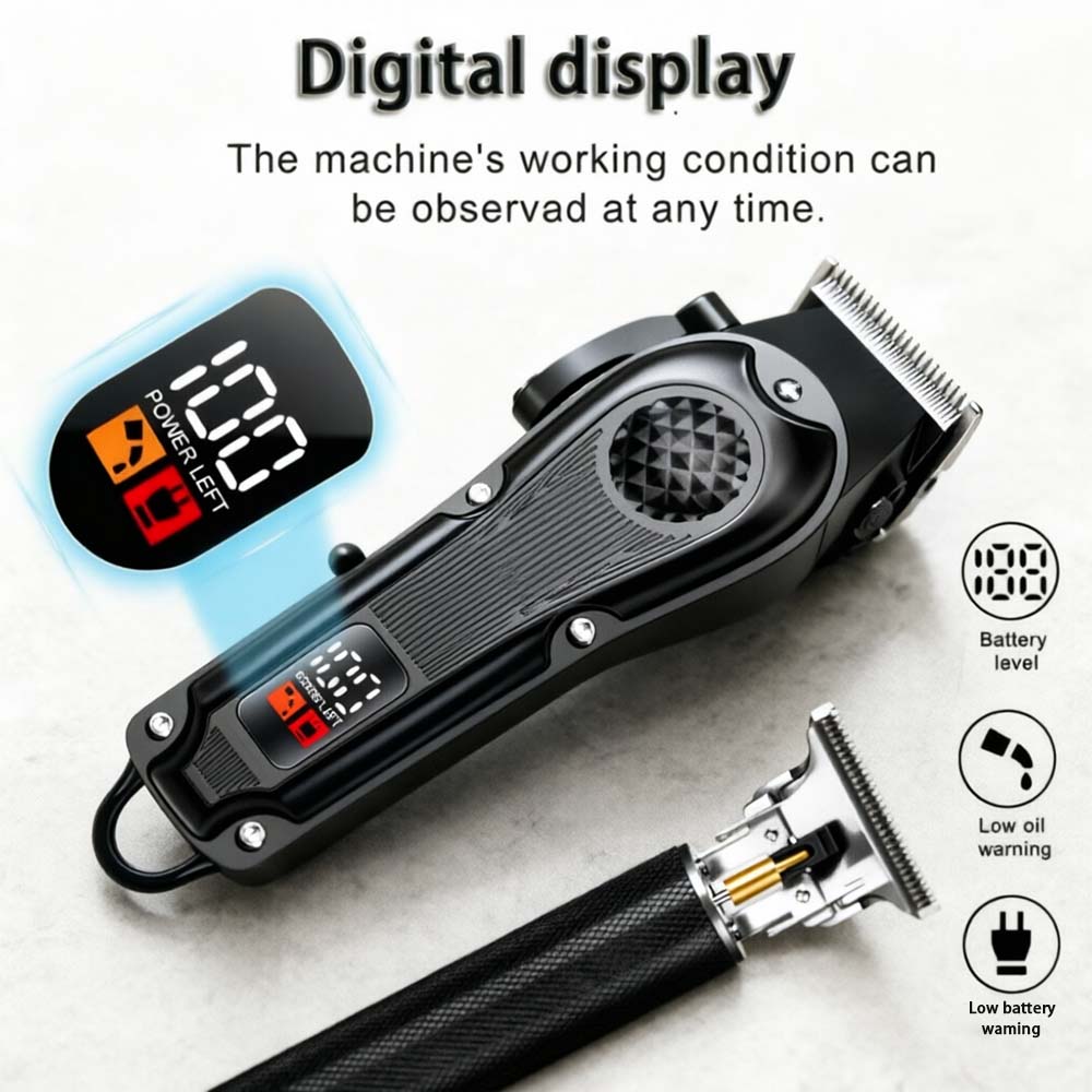 Professional Hair Clippers wit - огляд і ціна Men'S Grooming Set