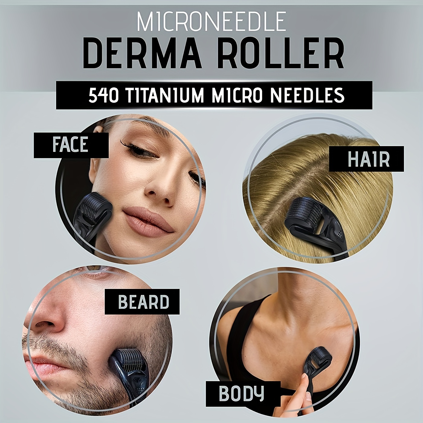Men Beard Growth Roller Kit Me - огляд і ціна Men'S Grooming Set