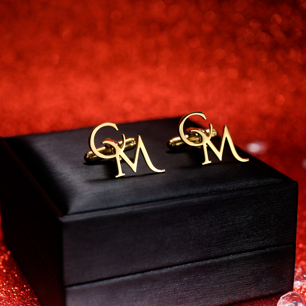 Tangula Custom Initials Cuffli - огляд і ціна Men'S Grooming For Wedding