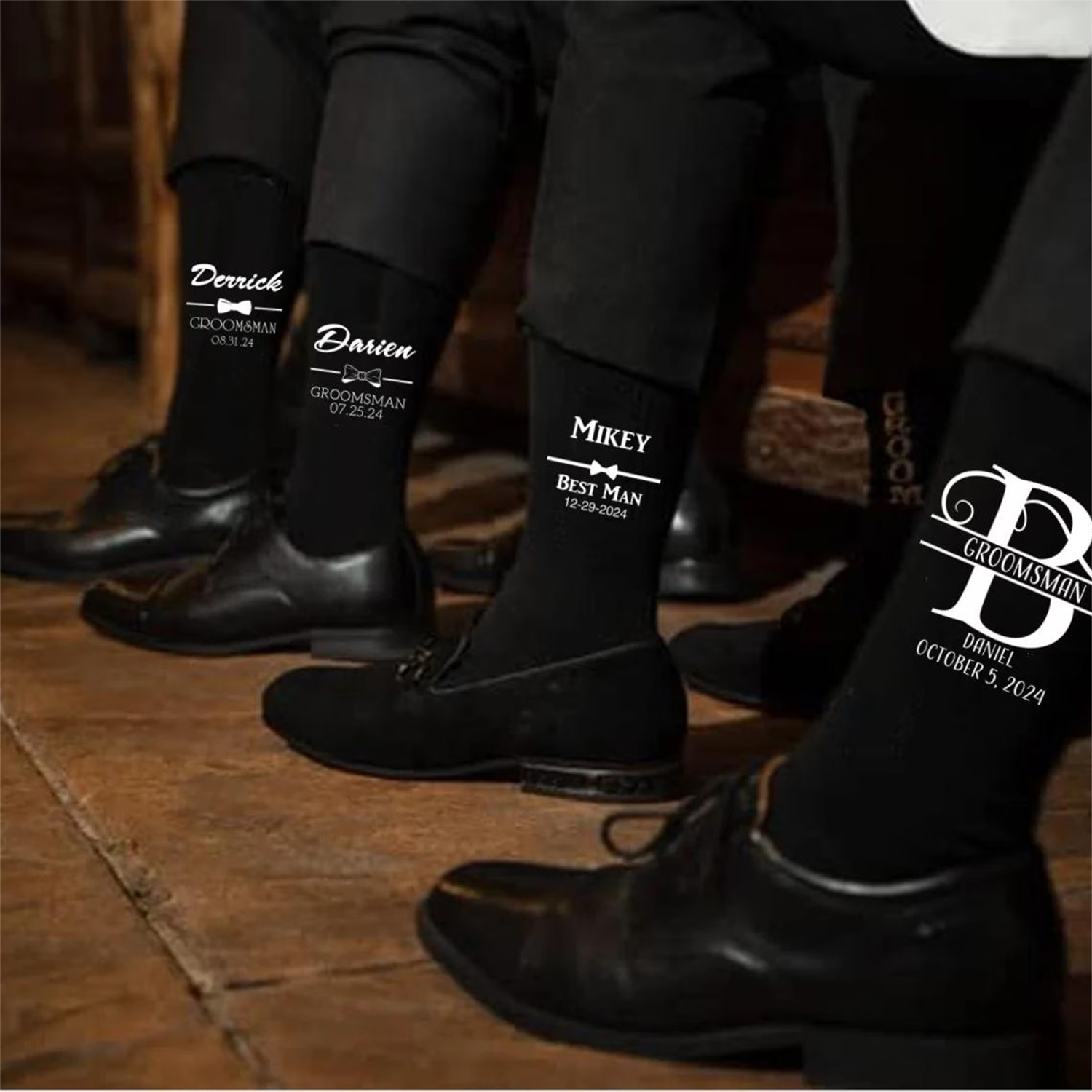 Groomsman Gift Socks, Wedding  - огляд і ціна Men'S Grooming Wedding Day
