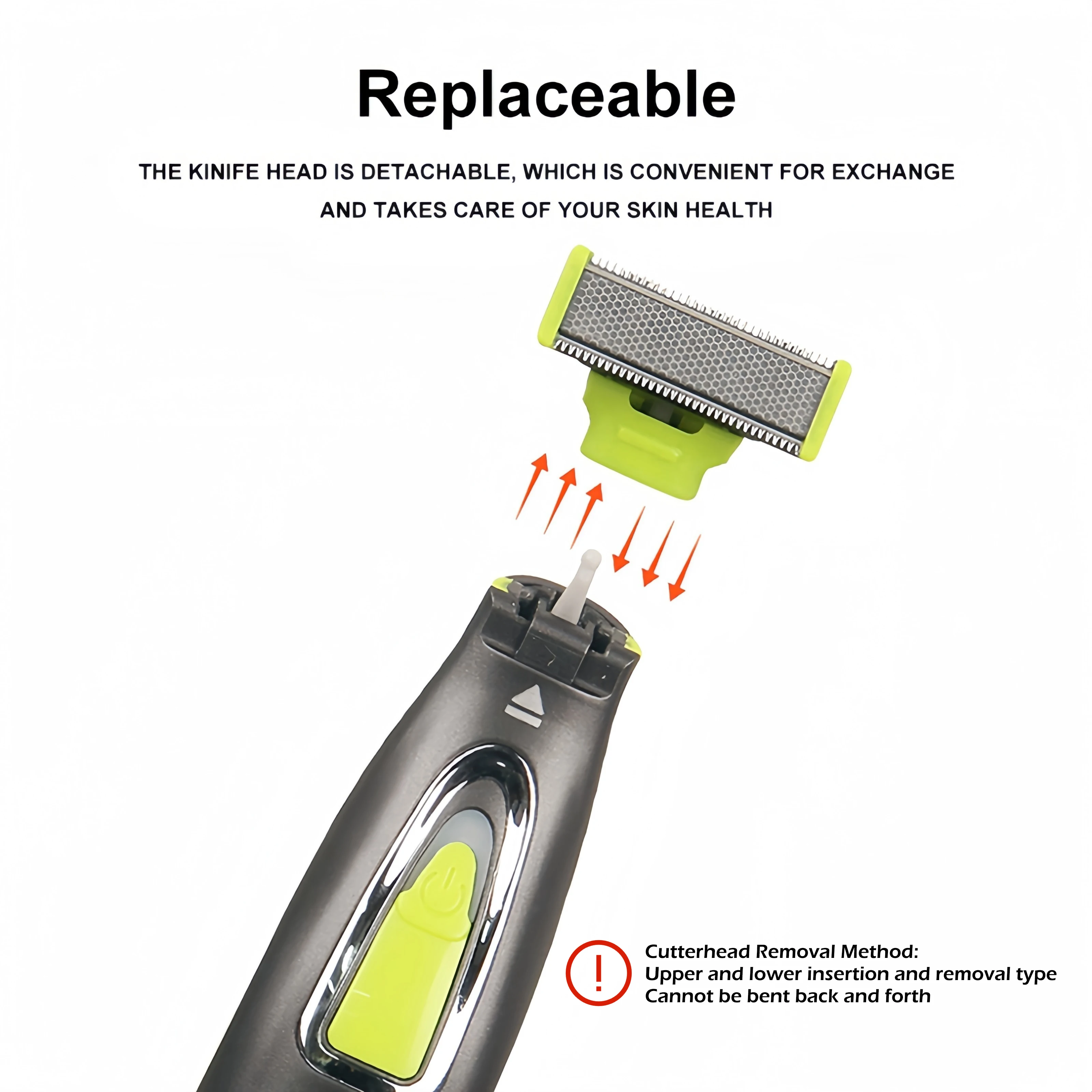 Portable USB Charging Electric - огляд і ціна Men Grooming Armpit Hair