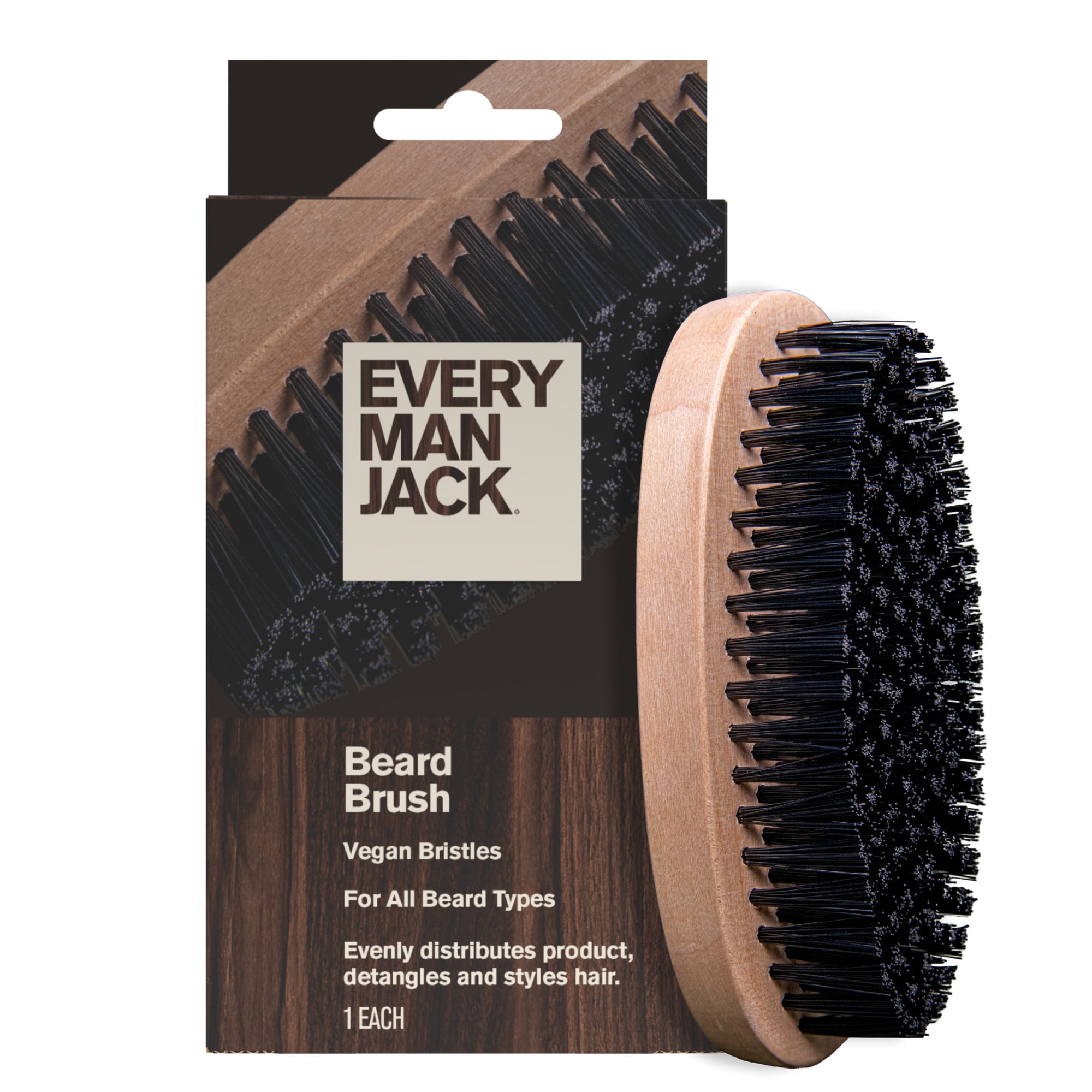 Men's Beard Brush with Cruelty - огляд і ціна Men'S Grooming Brush