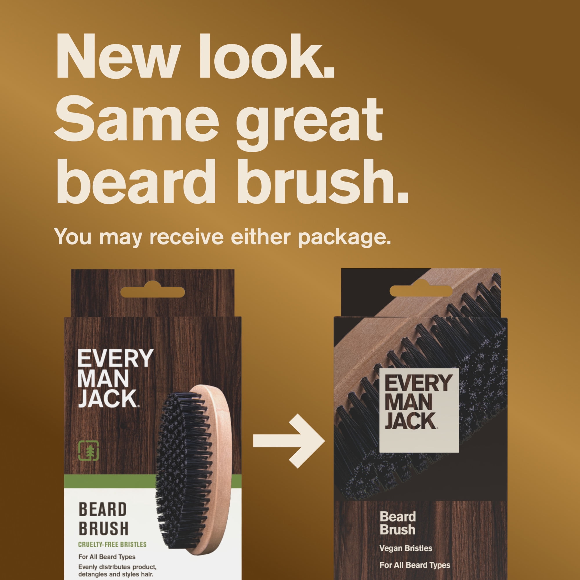 Men's Beard Brush with Cruelty - огляд і ціна Men'S Grooming Brush