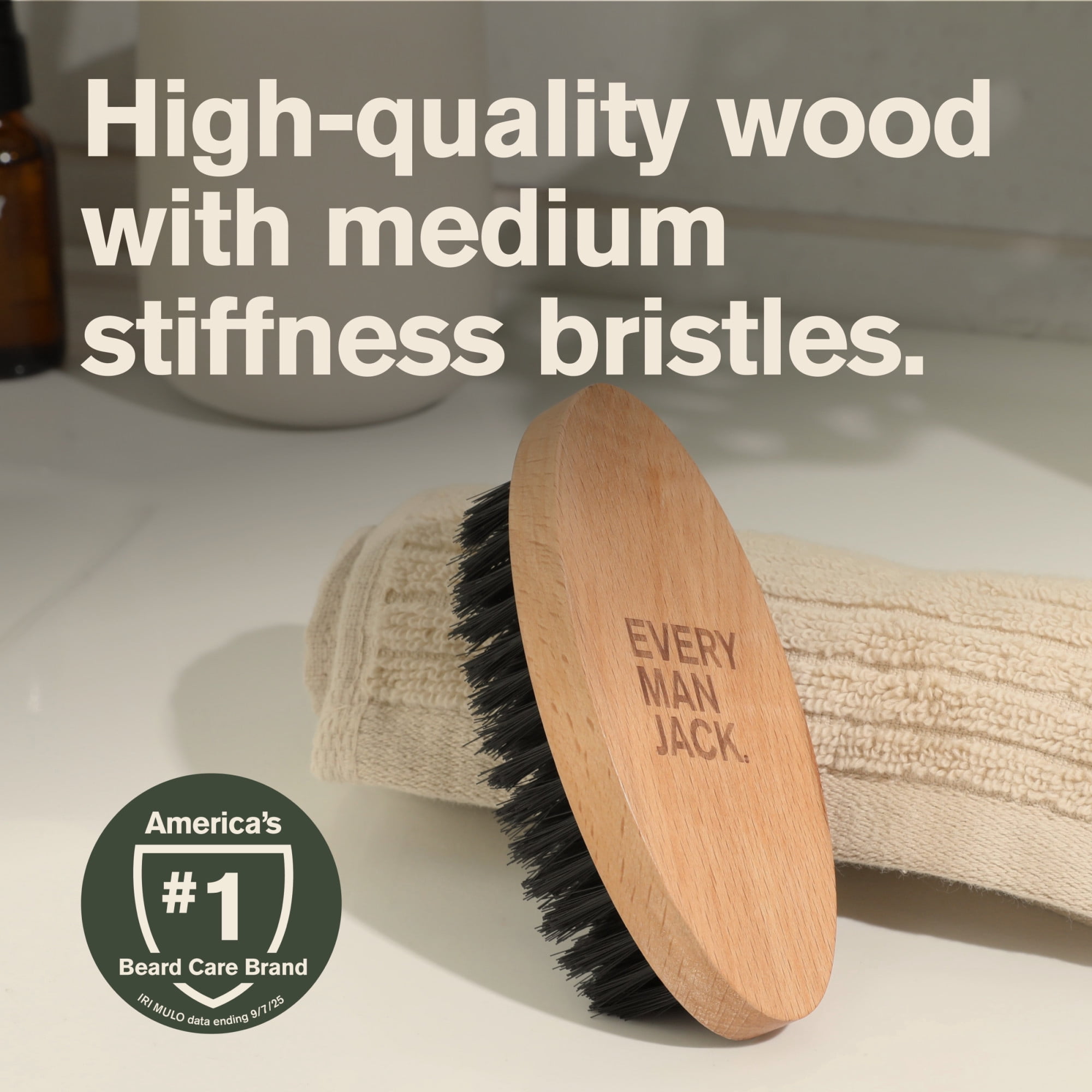Men's Beard Brush with Cruelty - огляд і ціна Men'S Grooming Brush