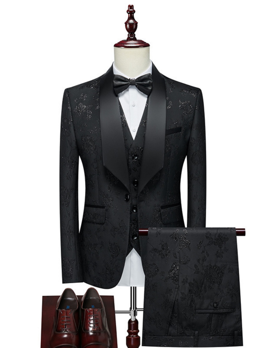 Luxurious Patterned Suit Set 3 - огляд і ціна Mens Grooming On Sale
