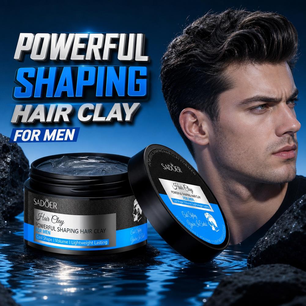 Men's Hair Styling Clay Strong - огляд і ціна Pomade Hair Clay
