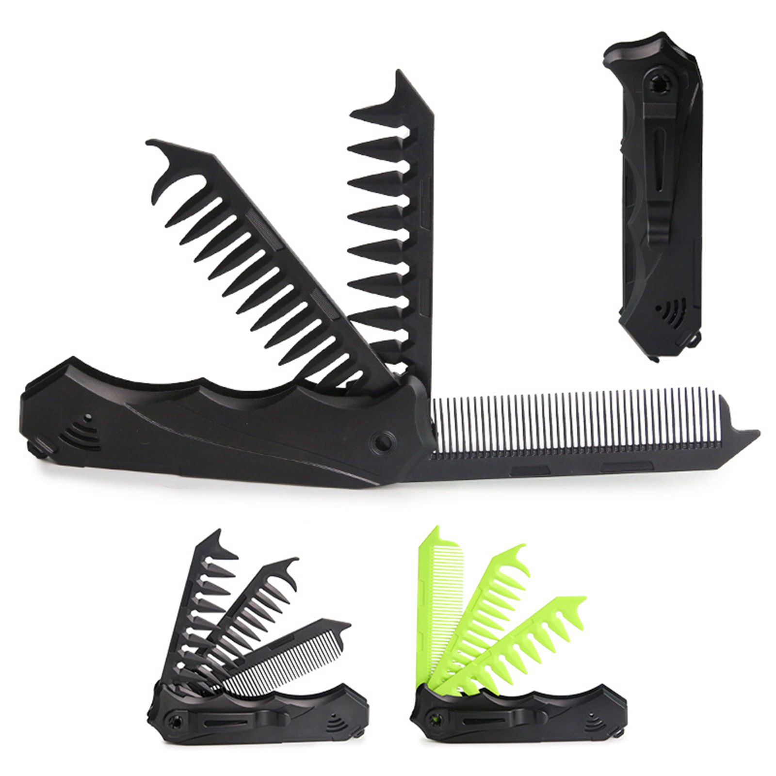 Dual Tooth Folding Comb for Me - огляд і ціна Men'S Grooming Brush