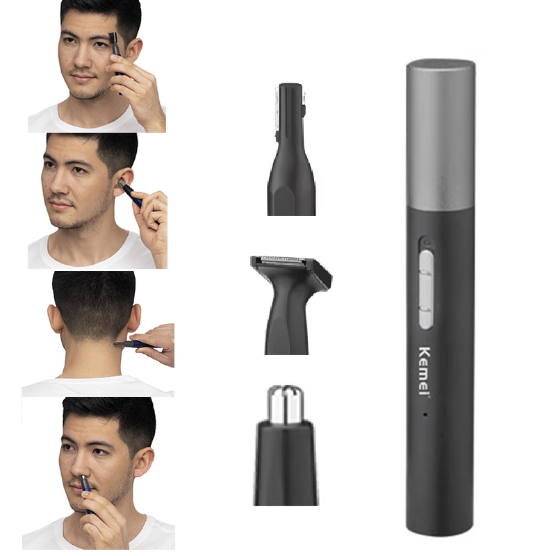 Kemei Pro Rechargeable Nose Ha - огляд і ціна Men'S Grooming Set