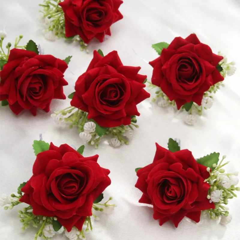 6PCS/set Boutonniere for Men G - огляд і ціна Men'S Grooming For Wedding