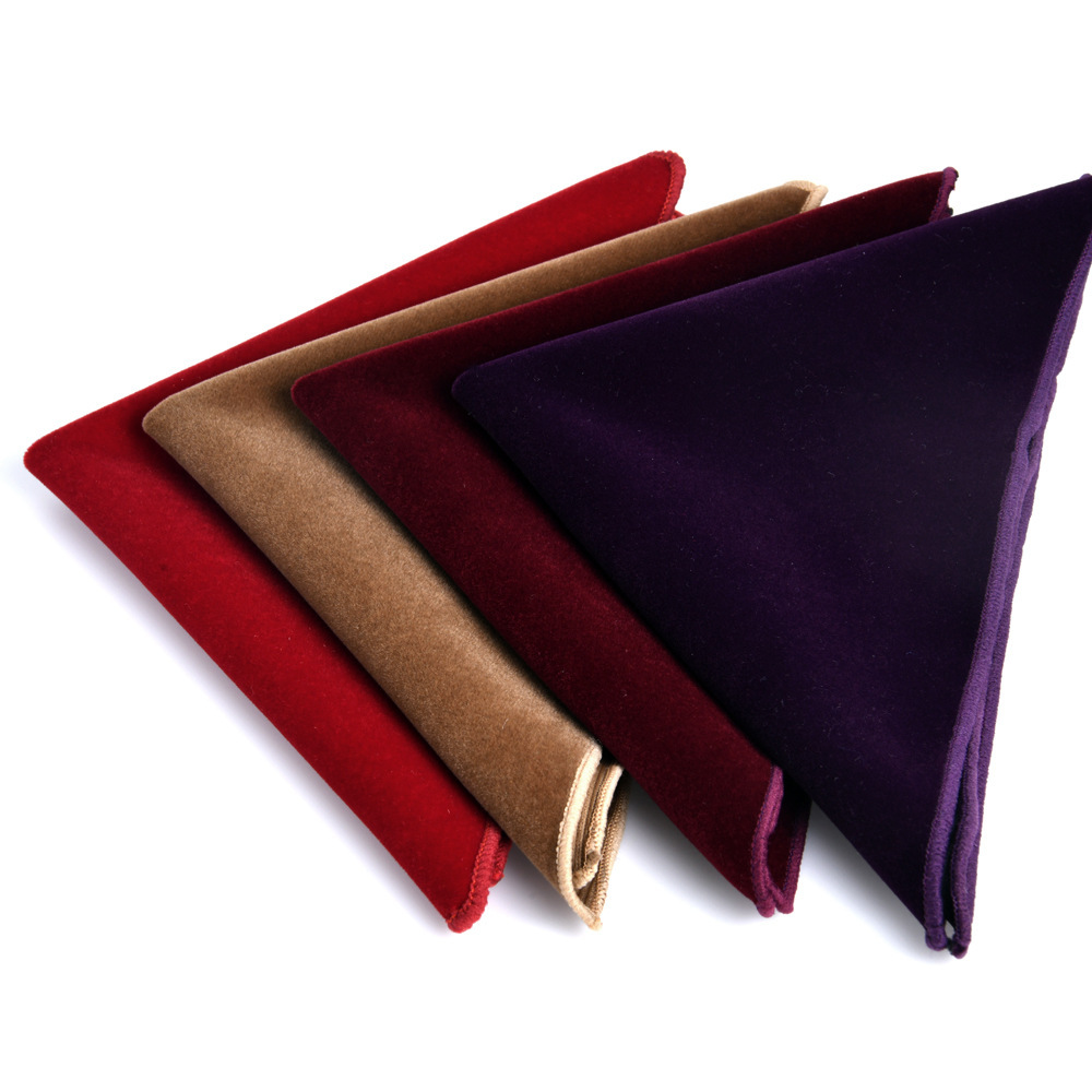 23cm Men's Velvet Pocket Squar - огляд і ціна Men'S Grooming For Wedding