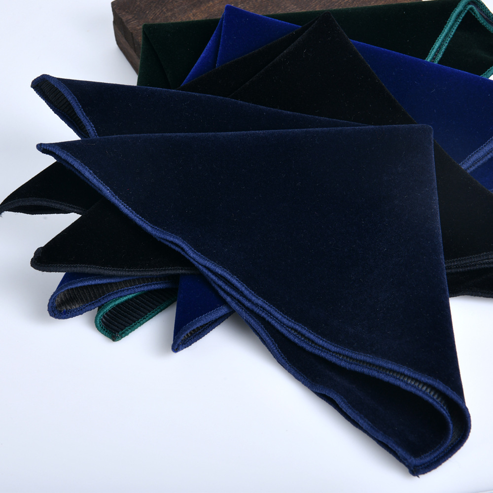 23cm Men's Velvet Pocket Squar - огляд і ціна Men'S Grooming For Wedding