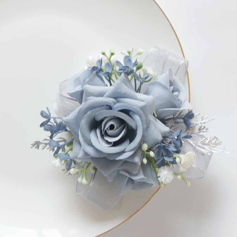 Blue Wedding Ribbion Wrist Cor - огляд і ціна Men'S Grooming For Wedding