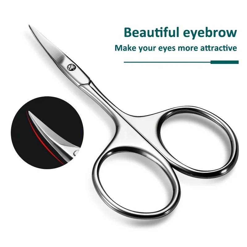 Curved Blade Eyebrow Scissors  - огляд і ціна Eyebrow Razor Trimmer