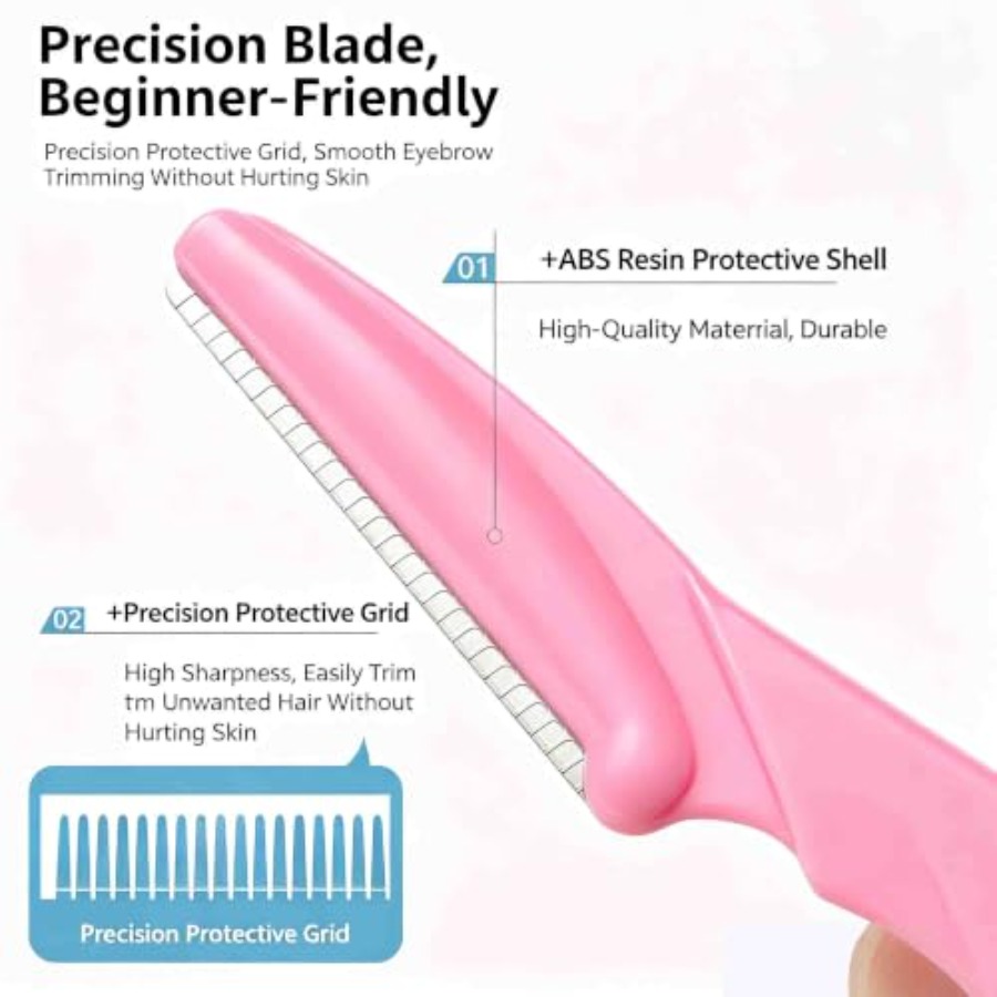 Eyebrow Razor 9 Pack, Precisio - огляд і ціна Eyebrow Razor Trimmer