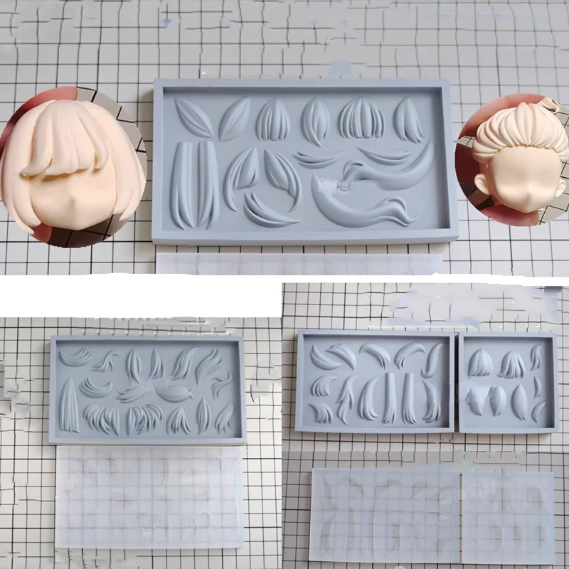 Hair Silicone Mold 3d Face Dec - огляд і ціна Pomade Hair Clay