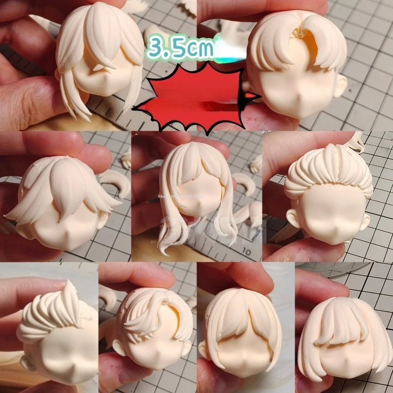 Hair Silicone Mold 3d Face Dec - огляд і ціна Pomade Hair Clay