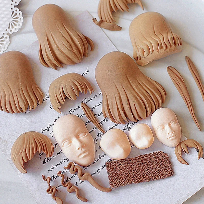Hair Silicone Mold 3d Face Dec - огляд і ціна Pomade Hair Clay
