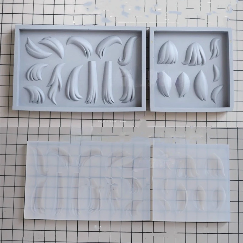 Hair Silicone Mold 3d Face Dec - огляд і ціна Pomade Hair Clay