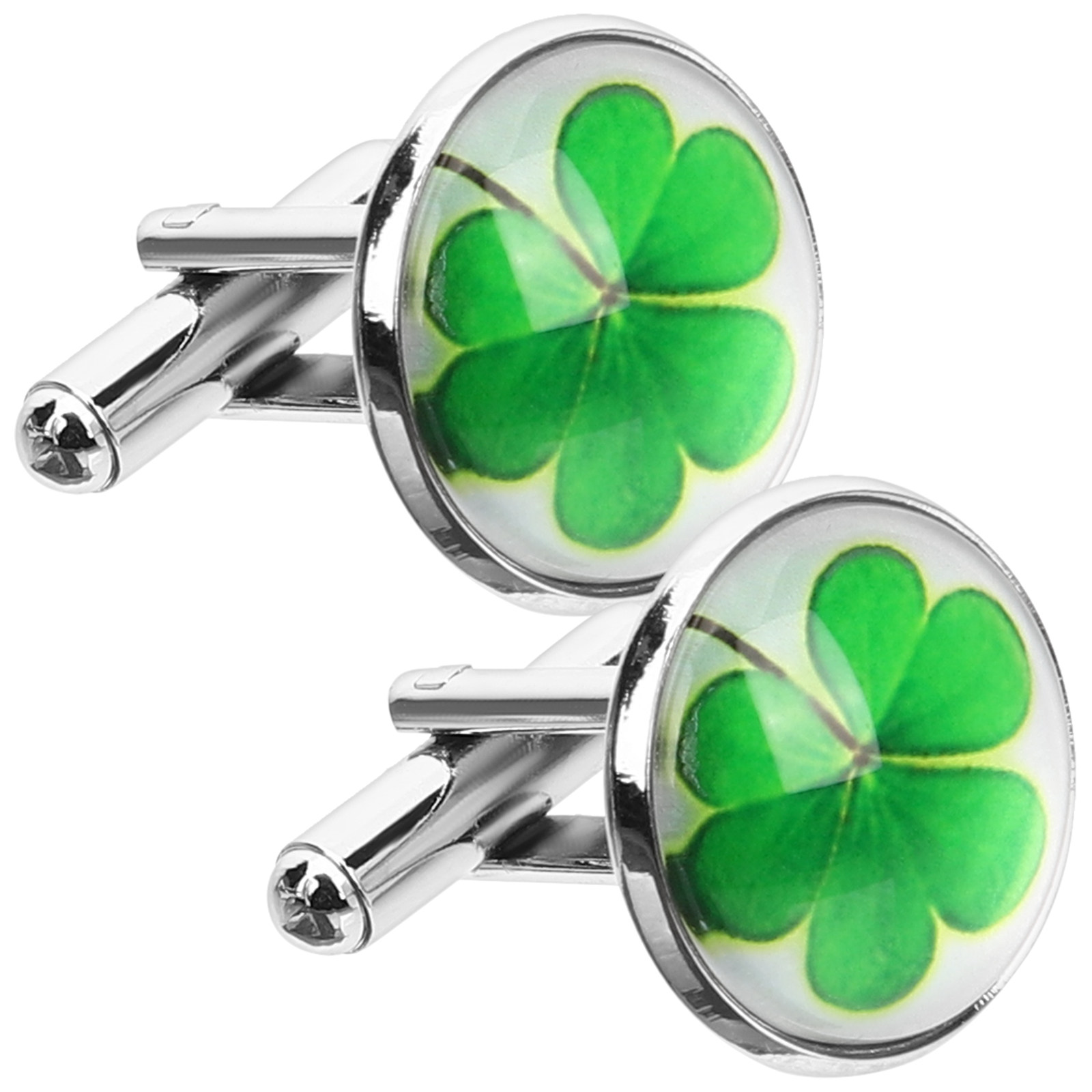 2Pcs Elegant Clover Cufflinks  - огляд і ціна Men'S Grooming Day