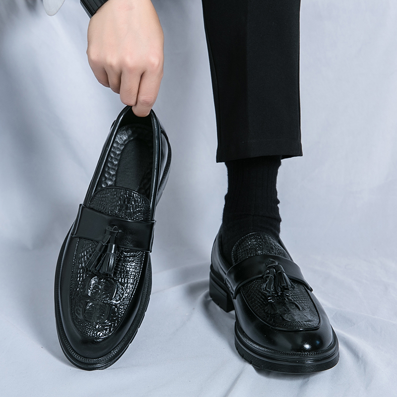 Men's Shoes Leather Men Fashio - огляд і ціна Mens Grooming On Sale
