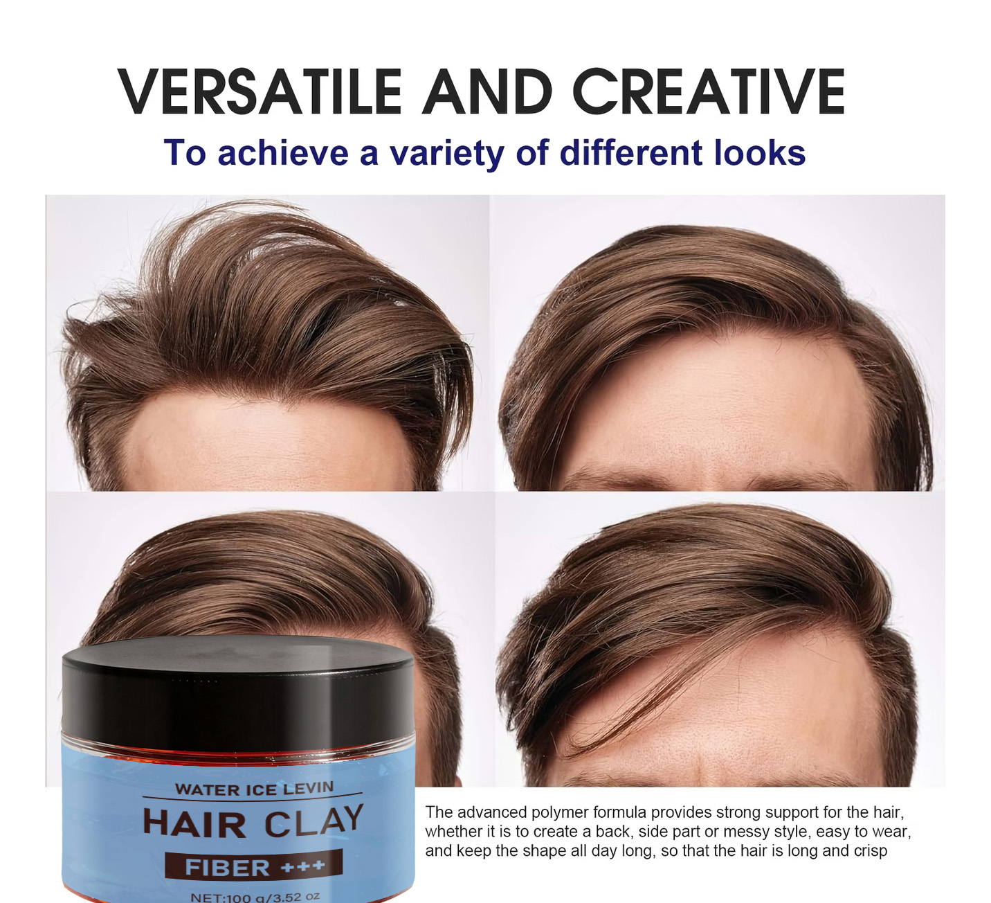 Biotin & Keratin Hair Clay for - огляд і ціна Pomade Hair Clay