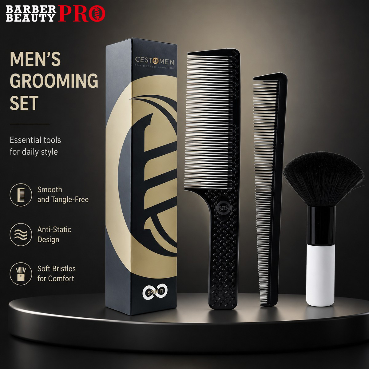 3Pcs Professional Hair Cutting - огляд і ціна Men'S Grooming Hairstyles