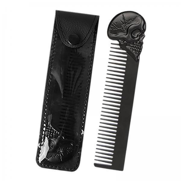 Skull Head Pocket Beard Comb Z - огляд і ціна Men'S Grooming Hairstyles