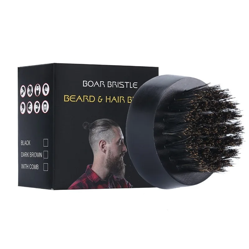 Beard Brush Man Boar Bristles  - огляд і ціна Men'S Grooming Brush
