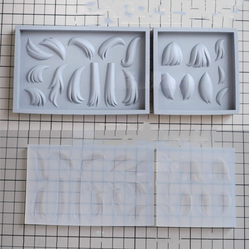 Hair Silicone Mold 3.5cm Face  - огляд і ціна Pomade Hair Clay