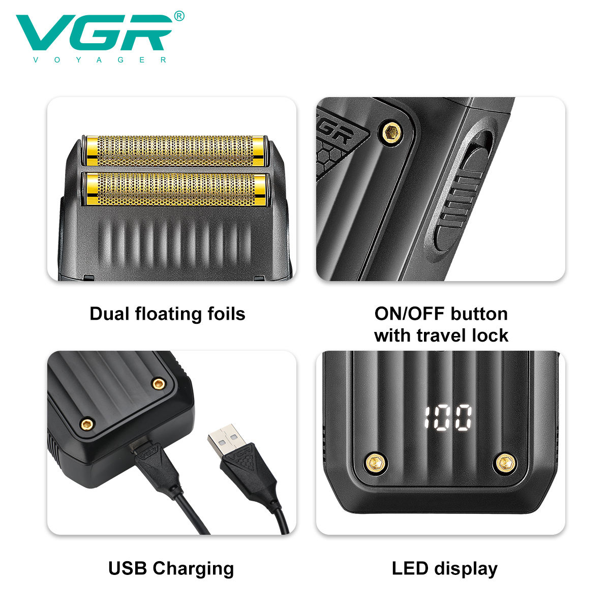 VGR 363 Razor Electric Shaver  - огляд і ціна Eyebrow Razor Trimmer