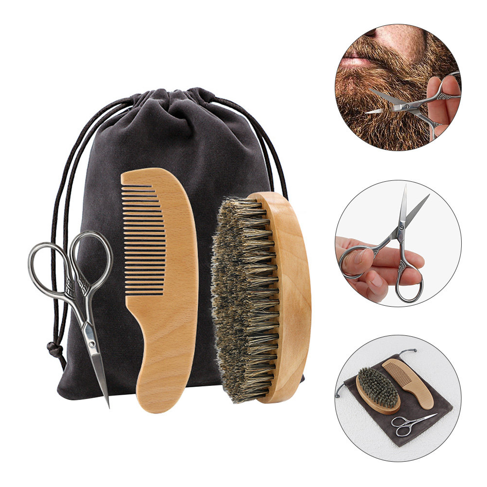 1Set Professional Beard Care S - огляд і ціна Men'S Grooming Brush