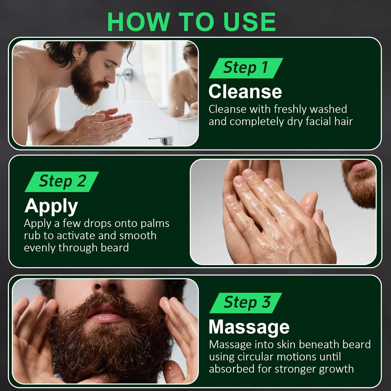 30ml Beard Growth Oil Serum Fo - огляд і ціна Men'S Grooming And Skin Care