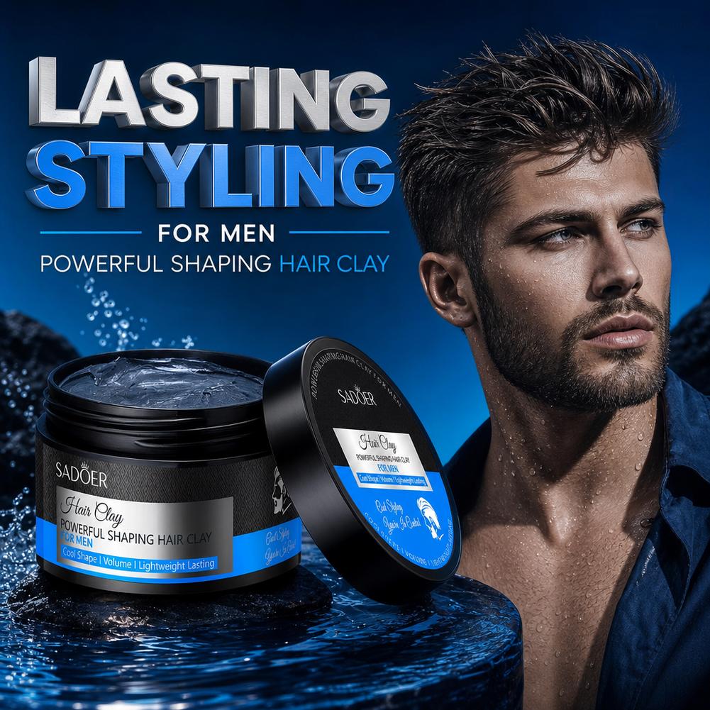 Men Strong Styling Hair Wax Lo - огляд і ціна Pomade Hair Clay