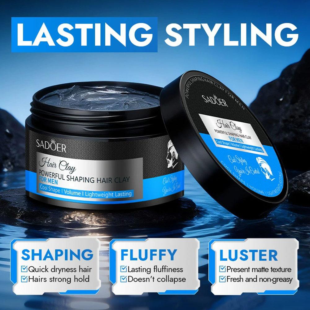Men Strong Styling Hair Wax Lo - огляд і ціна Pomade Hair Clay